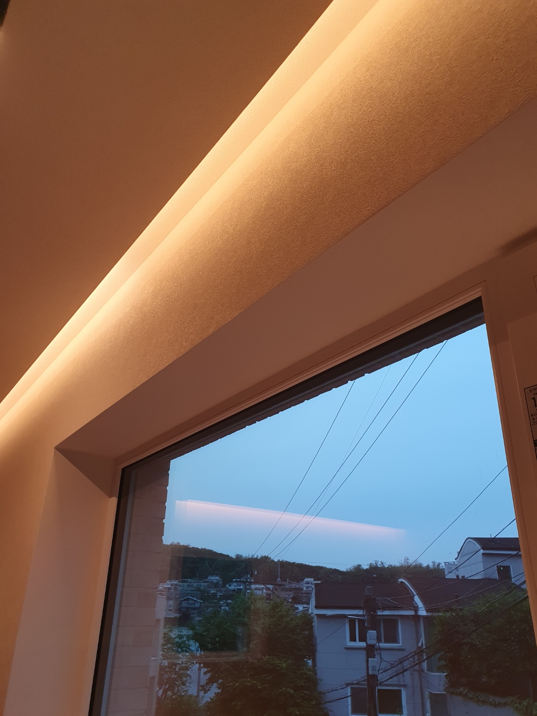 커튼박스 설치 예시